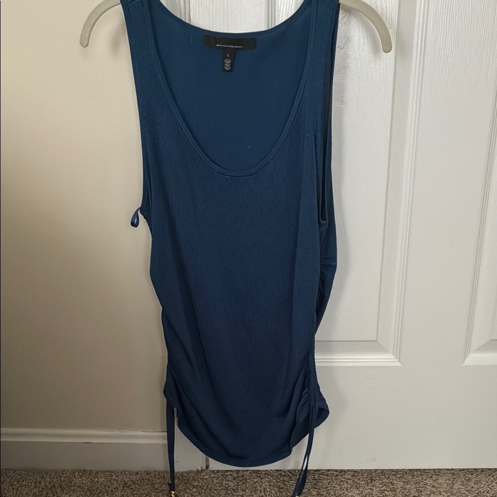 Women's Blue Sleeveless Top